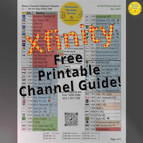 xfinity tv guide this week